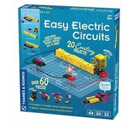 Thames & Kosmos , 550041, Easy Electric Circuits, 20 Exciting Projects, Over 60 Pieces, Stem, Ages 9+