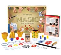 Thames & Kosmos , 698232, Magic: Gold Edition, 150 Tricks, Blow Your Friends and Family Away with These Amazing Magic Tricks, 42 Props, Ages 8+