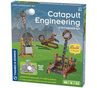 Thames & Kosmos Catapult Engineering Stem Maker Kit, construye 6 Modelos de máquinas Medievales únicas, explora la física mecánica, Incluye Bolas de Espuma seguras y proyectiles de Punta Suave,