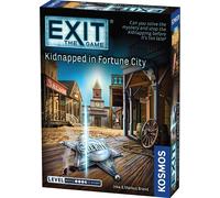 Thames & Kosmos - Exit: Kidnapped In Fortune City - Level: 3.5/5 - Unique Escape Room Game - 1-4 Players - Puzzle Solving Strategy Board Games for Adults & Kids, Ages 12+ - 692861