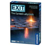 Thames & Kosmos - Exit: The Cursed Labyrinth - Level: 2/5 - Unique Escape Room Game - 1-4 Players - Puzzle Solving Strategy Board Games for Adults & Kids, Ages 10+ - 692860