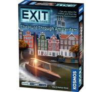 Thames & Kosmos EXIT The Hunt Through Ámsterdam Escape Room Juego de Cartas, Misterio y Aventura de rompecabezas para niños y adultos a partir de 12 años, noche de juego familiar, 1 - 4 jugadores