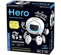Thames & Kosmos Hero: Kit STEM de robot con detección de sonido, finalista del juguete del año, construye un robot que reacciona a los sonidos, explora la ingeniería, tecnología de sonido, audición