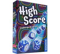Thames & Kosmos Juego de dados de alta puntuación | Estrategia competitiva para niños y adultos | 2-5 jugadores | A partir de 8 años | Inglés y alemán en doble idioma | Noche de juego familiar |