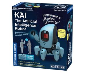 Thames & Kosmos Kai: El Robot de Inteligencia Artificial | Construye y entrena un robot inteligente con aprendizaje automático | Aprendizaje y educación científica STEM | A partir de