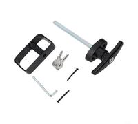 Thandle Lock para cobertizo con llaves, puerta, 2 cerraduras 51/2, juego de cobertizo