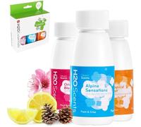 Thane H2O Fragancias Detergente Limpiador Vapor - Pack De 3 Aroma Cítricos - Para H2O X5, HD & Steam FX - Limpieza Alfombras Y Suelos (3 x 75 ml)