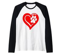 Thank For Loving Me Happy Mother's Day To The Best Dog Mom Camiseta Manga Raglan