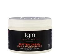 Thank God It's Natural Crema hidratante diaria para el cabello, con manteca de karité y vitamina E, para todo tipo de rizos, hidrata, reduce el encrespamiento, 240 g (paquete de 1)