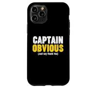 Thank You Captain Obvious Carcasa para iPhone 11 Pro