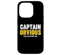 Thank You Captain Obvious Carcasa para iPhone 14 Pro