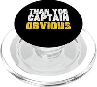 Thank You Captain Obvious PopSockets PopGrip para MagSafe