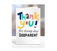 Thank you for being my Godparent, tarjeta de padrino, feliz cumpleaños, regalos para hombres, mujeres, hombres, mujeres, hombres, mujeres, él, ella, regalos para Navidad, para decir, A5-148_95