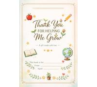 Thank You For Helping Me Grow: A Fill-In Gift Book For a Teaching Assistant | End of Year TA Appreciation Gift: A heartfelt keepsake for children and ... nursery staff and classroom support roles