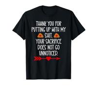 Thank You for Putting Up with My Shit Funny Coworker Work Camiseta