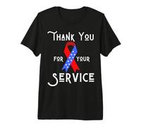 Thank You For Your Service Patriotic USA American Hombres Mujeres Camiseta Premium