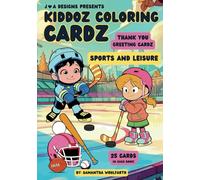 Thank You Greeting Cardz: Sports and Leisure (Kiddoz Coloring Cardz)