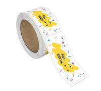 Thank You Labels | 120 Pieces 1x3 Inch Rectangless