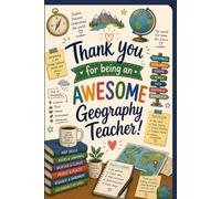 Thank You Notebook Geography Teacher