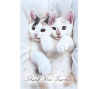 Thank You, Teacher! A Cat Lover’s Journal of Gratitude: A5 (5.5" x 8.5") 193 Lined Pages, Hardcover Notebook - A Perfect Gift for Teachers to Celebrate the End of the School Year