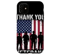Thank You Veterans Bandera Desgastada Orgullo Día de Carcasa para iPhone 11