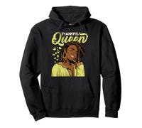 Thankful Black Queen Melanin Mujeres Niña Negra Chicas Mágicas Sudadera con Capucha