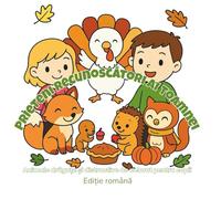 Thankful Fall Friends: 48 de pagini de colorat adorabile cu copii și animale care celebrează bucuria, recunoștința și magia toamnei (Cute Kids and Animals Coloring Adventures for Every Celebration)