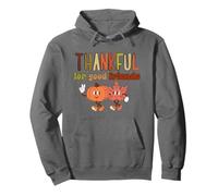 Thankful For Good Friends Fall Pumpkin Leaf BFF Acción de Gracias Sudadera con Capucha