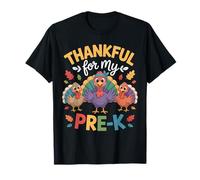 Thankful for My Pre-K Turkeys Cute Thanksgiving Teacher Kids Camiseta