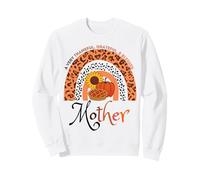 Thankful Grateful & Blessed Mother Calabaza Leopardo Arco Iris Sudadera