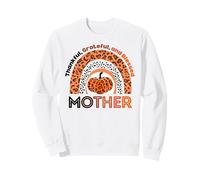 Thankful Grateful & Blessed Mother Calabaza Leopardo Arco Iris Sudadera