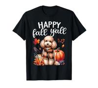 Thankful Grateful Blessed Poodle Dog, Feliz otoño a Todos Camiseta