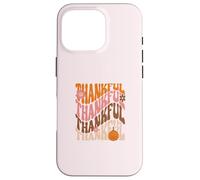 Thankful Love Fall Thanksgiving Retro Aesthetic Carcasa para iPhone 16 Pro