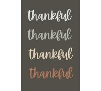 Thankful Ombre Journal - Fall Gratitude Notebook for Women, Teens, Students - Thanksgiving Gift for Friends, Yourself, Coworkers - Cute Friendsgiving Gift Idea for Notes, Reflection & Planning