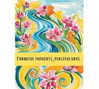 Thankful Thoughts, Peaceful Days: A Daily Gratitude Journal | 8.5x11 inches, 369 Pages | Simple daily reflections to spark gratitude