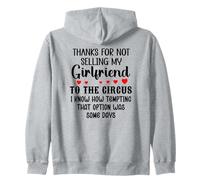 Thanks for Not Selling My Girlfriend to The Circus Valentine Sudadera con Capucha