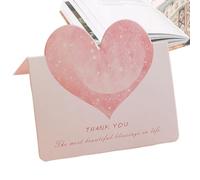 Thanks Note Message Cards for Gifting, Fresh Floral Blessing Cards for Teacher's Day Holiday Events Flower Shop Packaging, Appreciation Greeting Cards for Clients Friends Family Customers