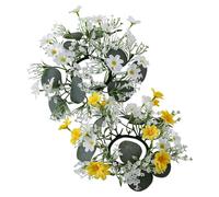 Thanksgiving Candle Wreath - Waterproof Simple Elegant Thanksgiving Harvest