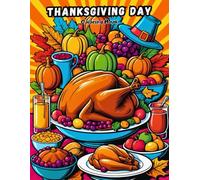 Thanksgiving Coloring Book for Kids: Fun & Easy Holiday Art! (HOLIDAYS COLORING BOOKS)