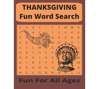Thanksgiving Fun Word Search: A fun and challenging word search that will keep you engaged! | 8 x10 large print | 50+ puzzles | Great for gift giving, travel, or relaxation |