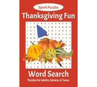 Thanksgiving Fun Word Search Puzzle Book: Word Searches with Easy to Read Print featuring Halloween-themed word searches, 6x9 inches, 110 Pages, 50+ ... and Seniors, Great for Gift Giving & Travel