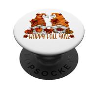 Thanksgiving Gnomes For Autumn Fall Holiday Happy Fall Yall PopSockets PopGrip Adhesivo