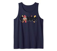 Thanksgiving Gobble Till You Wobble Gobble Camiseta sin Mangas