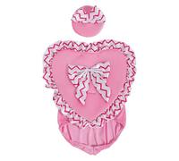 Thanksgiving Goose Outfit - Love Heart Design Costume Clothes, 23inch Love Heart Decorative Statue For Front Porch, Statue Goose Outfits With Hat For Valentines Day Holiday Outdoor Yard Lawn Patio