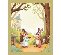 Thanksgiving Squirrels: Autumn Composition Book - Wide Ruled: A cozy fall-themed notebook for school, journaling, and holiday fun