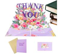 Thanksgiving Thank You Card, Birthday Thank You Card, Greeting Card, Pop-Up Greeting Card, Greeting Card, Pop-Up Postcard For Men, Women Thanksgiving, Birthday