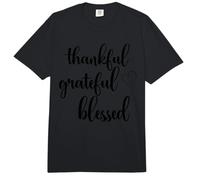 Thanksgiving Thankful Grateful Blessed Thankful Comfort Colors Adult Heavyweight T-Shirt