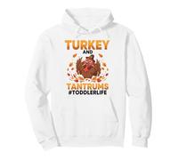 Thanksgiving Turkey and Tantrums Toddler Life Sudadera con Capucha