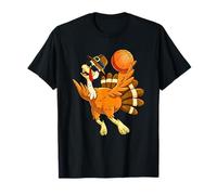 Thanksgiving Turkey Basketball Player Funny Kids Girls Boys Camiseta