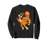Thanksgiving Turkey Basketball Player Funny Kids Girls Boys Sudadera
